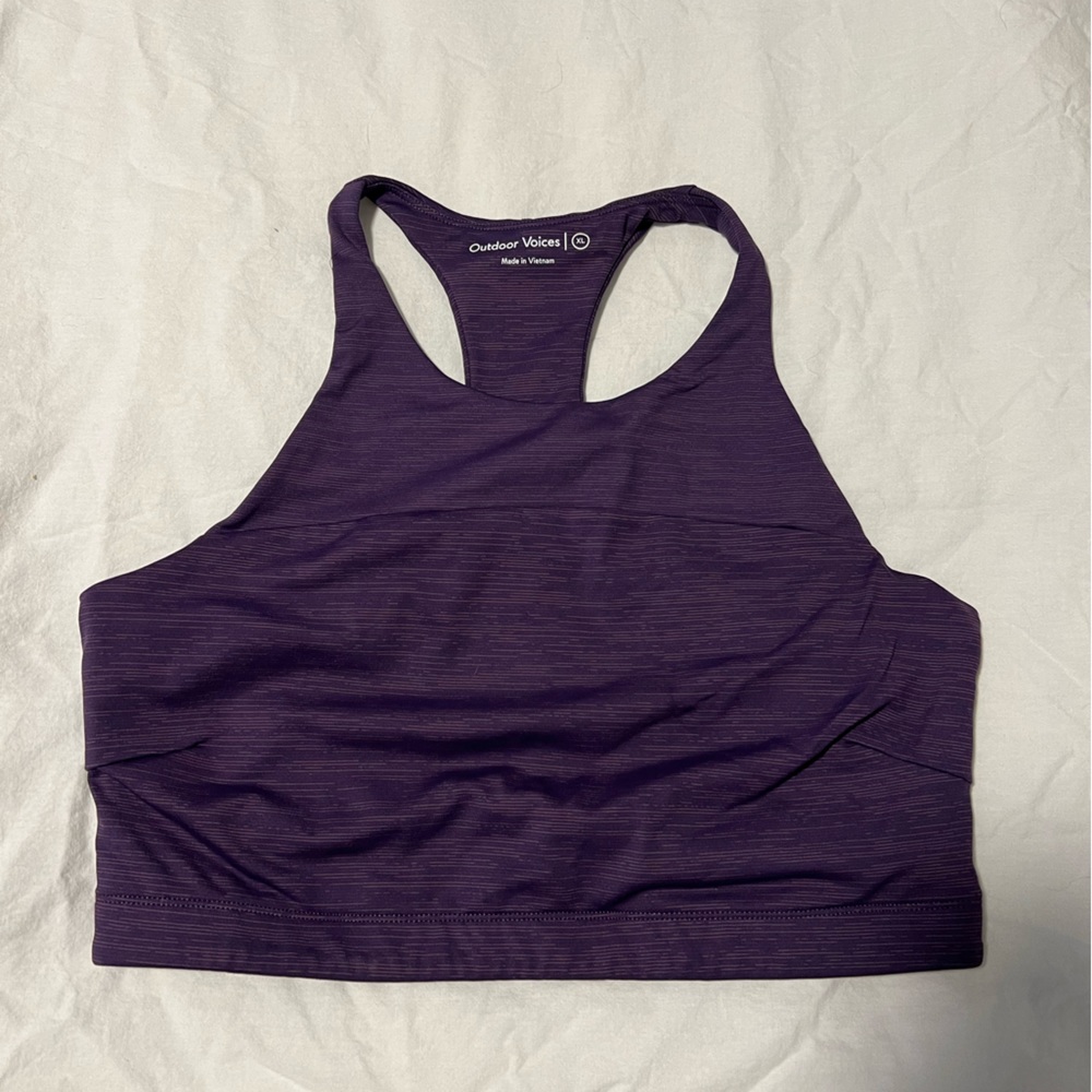 Outdoor Voices High Neck Racerback Sports Bra